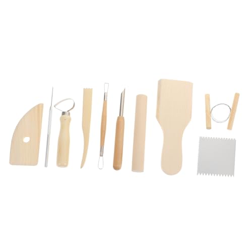 LIFKOME Teiliges Clay Sculpting Werkzeug Leichtes Modellier Schnitzwerkzeug für Polymer Clay Keramikskulptur DIY Basteln für Anfänger und Profis von LIFKOME