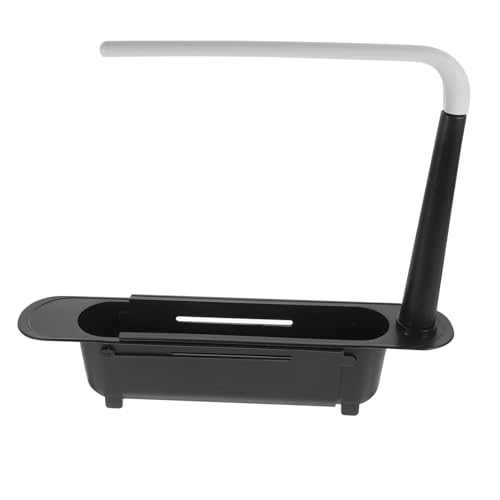 LIFKOME Teleskopischer Spülbecken Organizer aus Robustem Erweiterbares Ablageregal für Schwämme und Tücher Platzsparend für Küchenspüle Modernes Design Widerstandsfähig und Praktisch für von LIFKOME