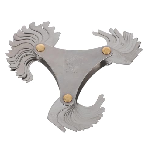 LIFKOME Thread Pitch Gauge Set Us-schraubengewinde Messwerkzeug aus Kohlenstoffstahl für Innen Außengewinde Ergonomisch Präzise Kompakt Geeignet für Industrie und Werkstatt LIFKOME Thread Pitch Gauge Set Us-schraubengewinde Messwerkzeug aus Kohlenstoffstahl für Innen Außengewinde Ergonomisch Präzise Kompakt Geeignet für Industrie und Werkstatt von LIFKOME