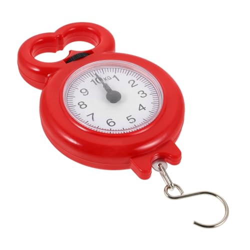 LIFKOME Tragbare Federwaage Handwaage mit Haken Präzise Analoge Kofferwaage in Rot Kompakt und Leicht für Gepäck Reisen Haushalt und LIFKOME Tragbare Federwaage Handwaage mit Haken Präzise Analoge Kofferwaage in Rot Kompakt und Leicht für Gepäck Reisen Haushalt und von LIFKOME