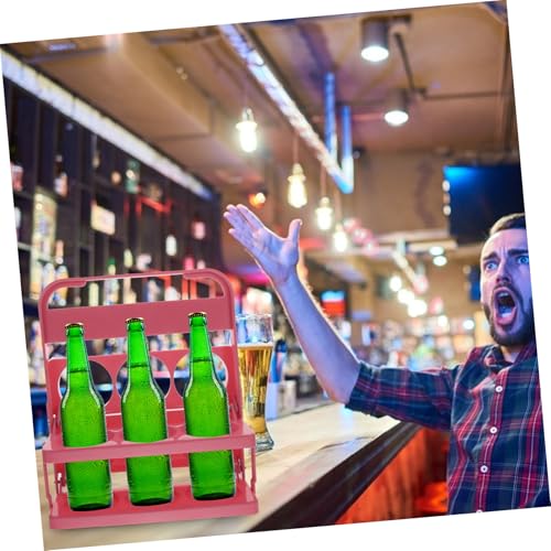 LIFKOME Tragbarer Faltbarer Bierflaschenhalter Flaschen Organizer aus Robustem Material für Outdoor Grillen Picknick Barbedarf Praktisches Handgriff Design für Bequemes Tragen und LIFKOME Tragbarer Faltbarer Bierflaschenhalter Flaschen Organizer aus Robustem Material für Outdoor Grillen Picknick Barbedarf Praktisches Handgriff Design für Bequemes Tragen und von LIFKOME