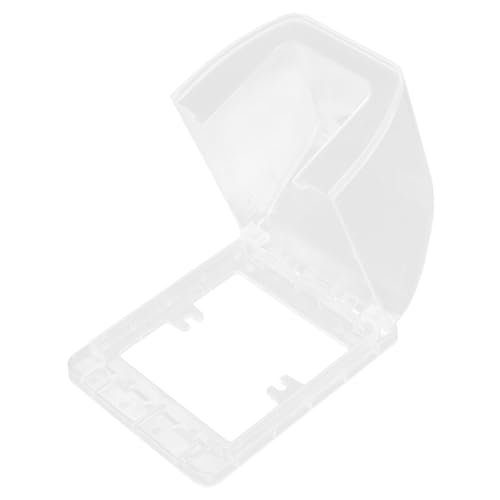 LIFKOME Transparent Wasserdichte Steckdosenbox Extra Groß und Wasserschutz für Badezimmer Anschlussdose Schutzbox Spritzwassergeschützt von LIFKOME