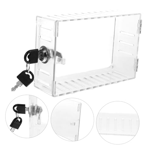 LIFKOME Transparente Thermostat Abdeckung mit Schloss Großer Kunststoff Schutzkasten für Wandthermostate Abschließbare Robuste Schutzhülle Kompatibel mit Meisten Wandthermostaten LIFKOME Transparente Thermostat Abdeckung mit Schloss Großer Kunststoff Schutzkasten für Wandthermostate Abschließbare Robuste Schutzhülle Kompatibel mit Meisten Wandthermostaten von LIFKOME