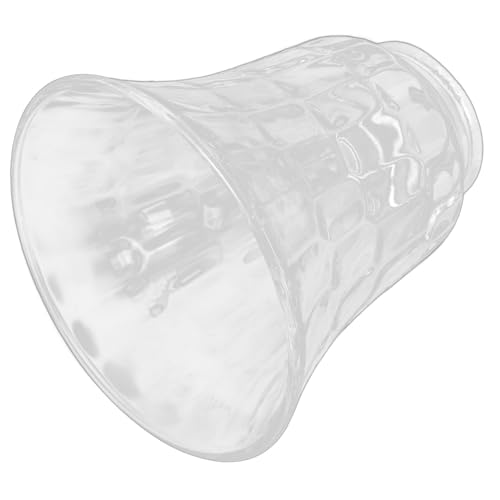 LIFKOME Transparentes Glaslampenschirm Ersatz für Pendelleuchte und Wandleuchte Glockenform Kleine Glaslampenschirme Einfach zu Montierender Lampenschirm für Wohnzimmer Schlafzimmer von LIFKOME