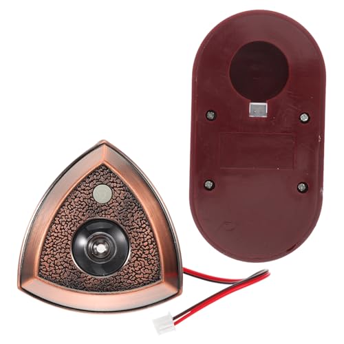 LIFKOME Türspion mit Türklingel Metall Privacy Viewer Anti peeping Sichtschutz Verstellbar für Wohnung Hotel Haustür Bohrloch Türstärke von LIFKOME