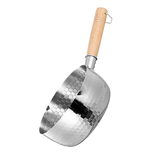 LIFKOME Edelstahltopf Mit Holzgriff Dicker Schmortopf Als Milchtopf Beikosttopf Und Suppentopf Für Verschiedene Kochbedürfnisse von LIFKOME