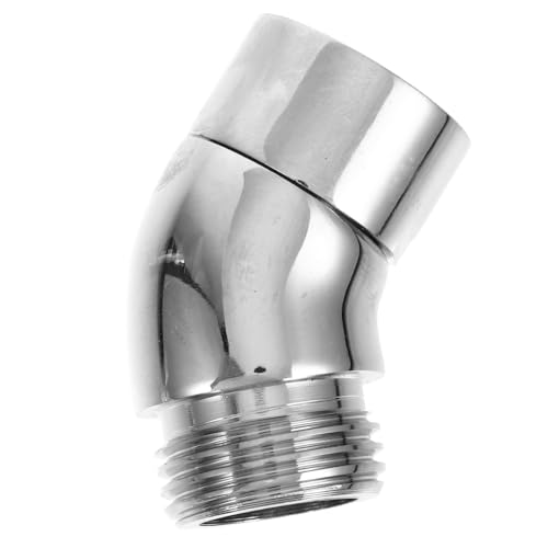 LIFKOME Verstellbarer Duschbogen aus Messing Winkelstück Handbrause Adapter für Duschkopf Verlängerung mit Universalgewinde für Badarmatur und Schlauchanschluss von LIFKOME