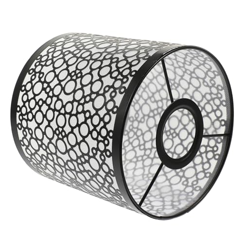LIFKOME Vintage Eisener Lampenschirm für Tischlampen Vielseitiger Retro Metall Lampenschirm für Schlafzimmer Langlebiger Lampenschutz mit Dekorativem Design für Pendelleuchte und LIFKOME Vintage Eisener Lampenschirm für Tischlampen Vielseitiger Retro Metall Lampenschirm für Schlafzimmer Langlebiger Lampenschutz mit Dekorativem Design für Pendelleuchte und von LIFKOME