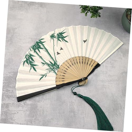 LIFKOME Vintage Faltbarer Handfächer Chinesischer Stil Eleganter Retro-tanzfächer Aus Baumwolle Und Holz Robust Tragbar Für Damen Und Herren LIFKOME Vintage Faltbarer Handfächer Chinesischer Stil Eleganter Retro-tanzfächer Aus Baumwolle Und Holz Robust Tragbar Für Damen Und Herren von LIFKOME