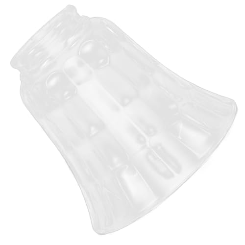 LIFKOME Vintage Lampenschirm Glockenform Transparenter Ersatz Lampenschirm Leicht Installierbar Geeignet für Wand Hänge und Pendelleuchten Modernes Design Kompatibel mit von LIFKOME