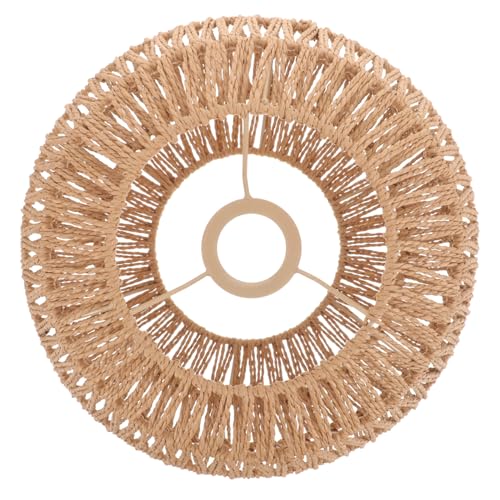 LIFKOME Vintage Lampenschirm aus Gewebtem Papierseil und Metall Deckenlampe für Wohnzimmer Schlafzimmer und Restaurant Warmes Licht Boho Rattan Stil Langlebig und Vielseitig Einsetzbar LIFKOME Vintage Lampenschirm aus Gewebtem Papierseil und Metall Deckenlampe für Wohnzimmer Schlafzimmer und Restaurant Warmes Licht Boho Rattan Stil Langlebig und Vielseitig Einsetzbar von LIFKOME