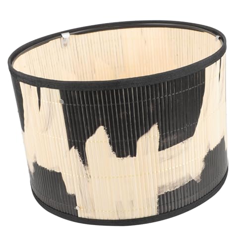 LIFKOME Vintage Lampenschirm aus Hochwertigem Naturmaterial Abstrakter Retro stil Dekorative Trommel lampenabdeckung für Tischlampen und Hängelampen für Gemütliche LIFKOME Vintage Lampenschirm aus Hochwertigem Naturmaterial Abstrakter Retro stil Dekorative Trommel lampenabdeckung für Tischlampen und Hängelampen für Gemütliche von LIFKOME
