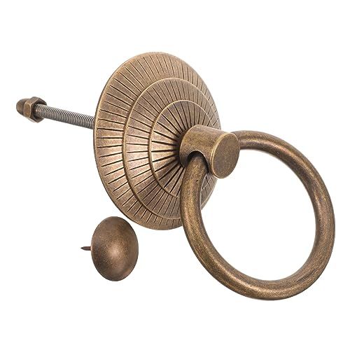 LIFKOME Vintage Metall Türgriff Antiker Design Türklopfer für Haustüren Antikem Bronze Dekorative Türbeschläge für Holz und Metalltüren von LIFKOME