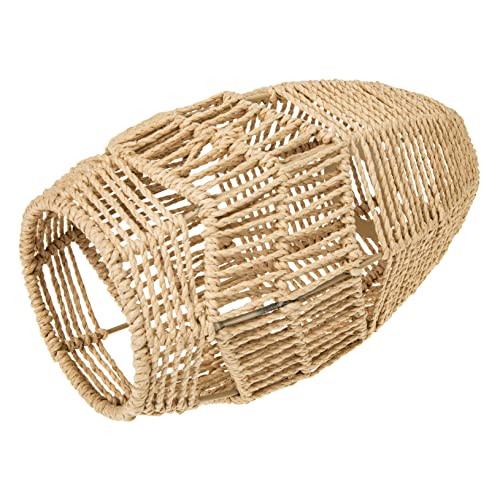 LIFKOME Vintage Papierseil Lampenschirm Deckenleuchte Hängend Rustikaler Stil Für Wohnzimmer Bar Romantische Atmosphäre Feng Shui Lampe Dekoration von LIFKOME