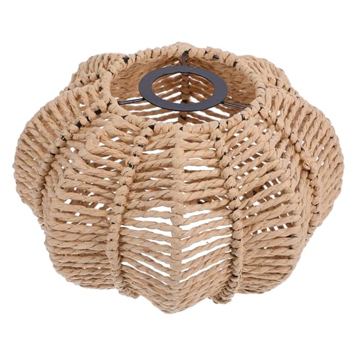 LIFKOME Vintage Pumpkin Lampenschirm Handgeflochtenem Papierseil Robust und Kompatibel mit Fassung Dekorative Decken und Wandbeleuchtung für Landhausstil und Wohnzimmer LIFKOME Vintage Pumpkin Lampenschirm Handgeflochtenem Papierseil Robust und Kompatibel mit Fassung Dekorative Decken und Wandbeleuchtung für Landhausstil und Wohnzimmer von LIFKOME