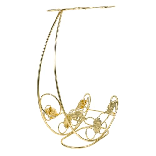 LIFKOME Vintage Weinglasständer Eleganter Hängender Glashalter für Rotweingläser für Zuhause Bars und Restaurants Platzsparendes Design für Stilvolle Präsentation von LIFKOME