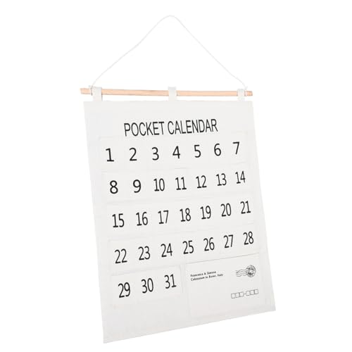 LIFKOME Wandkalender mit Aufbewahrungstasche aus Robustem Vliesstoff Wandhängender Monatskalender mit Multifunktionstasche Platzsparend für Büro und Zuhause als für Freunde und Familie LIFKOME Wandkalender mit Aufbewahrungstasche aus Robustem Vliesstoff Wandhängender Monatskalender mit Multifunktionstasche Platzsparend für Büro und Zuhause als für Freunde und Familie von LIFKOME