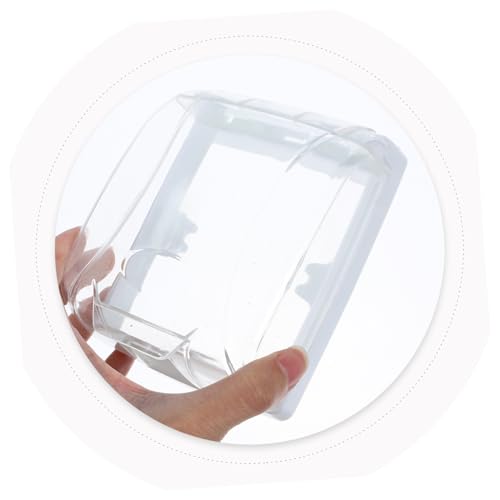 LIFKOME Wasserdichte Transparente Türklingel Abdeckung Regenschutz Box Spritzwassergeschützt Große Einfache Montage für Outdoor Türglocken Zuverlässiger Schutz bei Regen von LIFKOME