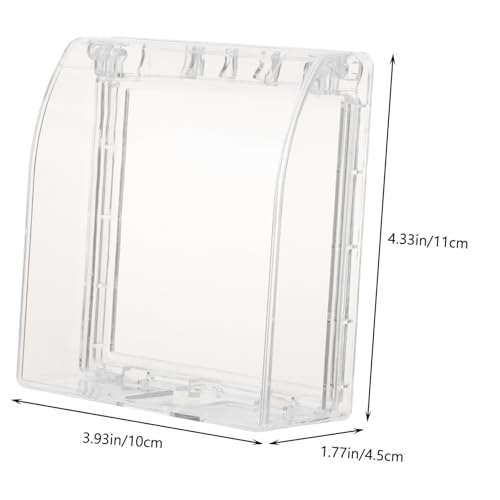 LIFKOME Wasserdichte Türklingel Schutzabdeckung Transparentes Türgong Regenschutz Außenbereich für Haus Büro Hotel Kleine Zugangskontrollgeräte von LIFKOME