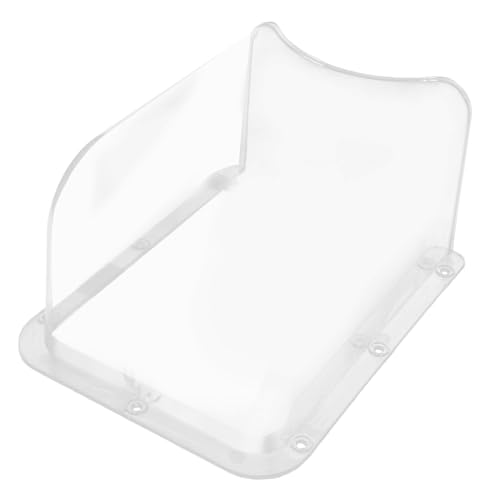LIFKOME Wasserdichte transparente Abdeckung für Türklingel und Zutrittskontrolle Regensichere Schutzhaube für Türknopf Langlebig Einfach zu Montieren Schützt vor Regen Groß von LIFKOME