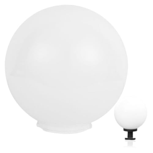 LIFKOME Wasserdichtes Lampenschirmzubehör Outdoor Dekor Lampenschirme Kugel Terrassenlampenabdeckung Lampenschirm Runder Kugel Lampenschirm Ersatz Kugelförmige Runde Lichtabdeckung von LIFKOME
