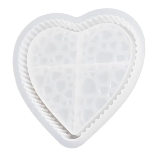 LIFKOME Wasserfeste Silikonform Herzform Tablett DIY Gießform für Heimdekoration Flexibles Ablösbares Material Geeignet für Kreative Handwerksprojekte und Individuelle Aufbewahrung LIFKOME Wasserfeste Silikonform Herzform Tablett DIY Gießform für Heimdekoration Flexibles Ablösbares Material Geeignet für Kreative Handwerksprojekte und Individuelle Aufbewahrung von LIFKOME