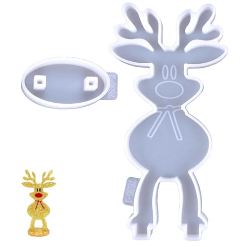 LIFKOME Weihnachtlicher Rentier Silikonform Diy Dekorationsmold für Epoxidharz für Kreative Bastelprojekte und Festliche Anlässe Kompatibel mit Verschiedenen Gießmaterialien LIFKOME Weihnachtlicher Rentier Silikonform Diy Dekorationsmold für Epoxidharz für Kreative Bastelprojekte und Festliche Anlässe Kompatibel mit Verschiedenen Gießmaterialien von LIFKOME