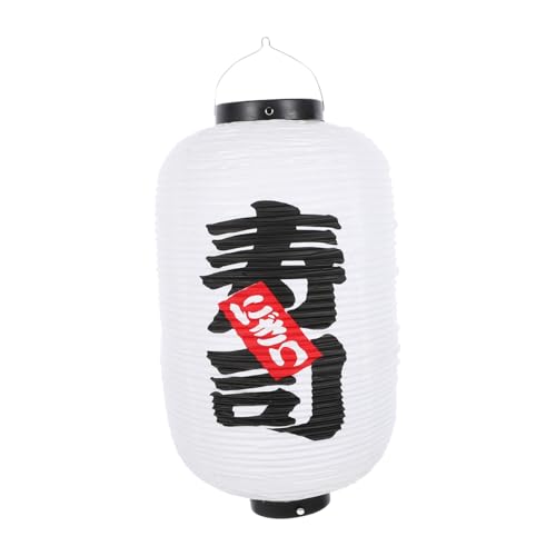 LIFKOME wasserdichte Faltbare Japanische Laterne für Sushi Restaurants Traditionelle Japanische Hängelampe Langlebige Outdoor Indoor Dekoration Praktische Faltbare Beleuchtung von LIFKOME