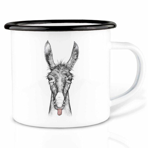 Emailletasse »Lore« von LIGARTI | 300 oder 500 ml | handveredelt in Deutschland | Cup, Kaffeetasse, Emaillebecher, Camping Becher Emailletasse »Lore« von LIGARTI | 300 oder 500 ml | handveredelt in Deutschland | Cup, Kaffeetasse, Emaillebecher, Camping Becher von LIGARTI