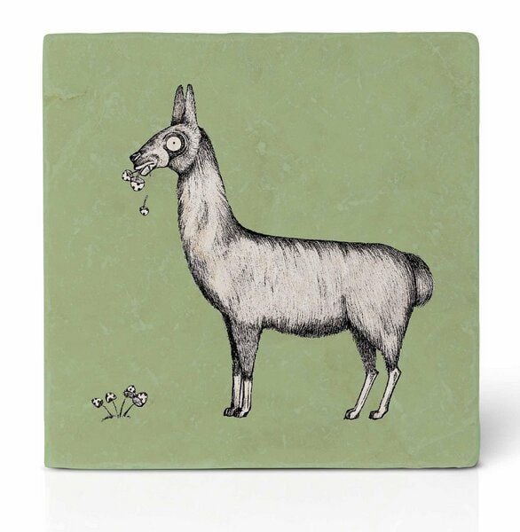 Fliesenuntersetzer »Lama« von LIGARTI | Design Untersetzer | Natursteinfliese Fliesenuntersetzer »Lama« von LIGARTI | Design Untersetzer | Natursteinfliese von LIGARTI
