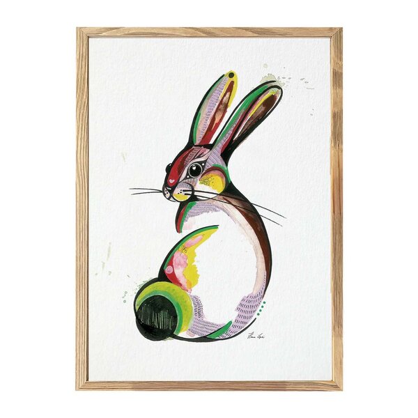 Kunstdruck »Kaninchen Bunt« von LIGARTI | A4, A3 oder A2 | Wandbild | Poster | Kunst von LIGARTI