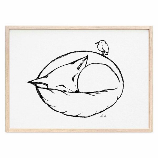 Kunstdruck »Schlafender Fuchs« von LIGARTI | A4, A3 oder A2 | Wandbild | Poster | Kunst von LIGARTI