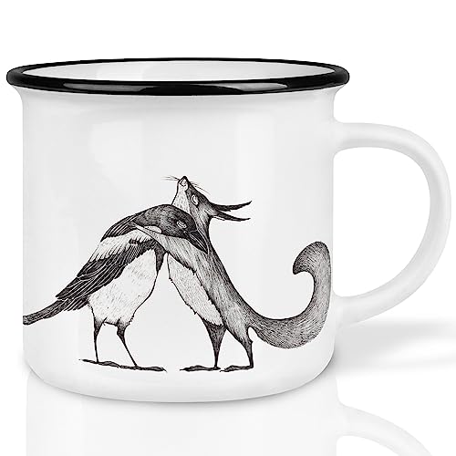 Ligarti® Keramiktasse [Design by H. Ligeti] Design Mug & handveredelter Becher I Spülmaschinengeeignete Tasse,Kaffeetasse, Teetasse, Cup von Ligarti