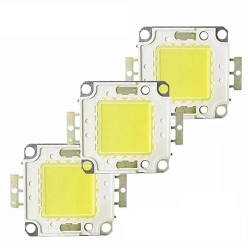 LIGHBIB 3 Stück 10 W 20 W 30 W 50 W 100 W LED-Perlen-Chip 22–24 V 30–32 V DIY Für Flutlicht-Scheinwerfer,Warmweiß,20W 30-36V von LIGHBIB
