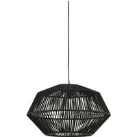 Light & Living - hängeleuchte - Deya - schwarz - baumwolle - ø von LIGHT AND LIVING