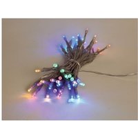 Light Creations - Showlight - 5 m - 40 LEDs - mehrfarbig - transparentes Kabel - Doppel-Stromversorgung von LIGHT CREATIONS