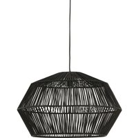 Hängeleuchte - Deya - schwarz - baumwolle - ø - Light&living von LIGHT & LIVING