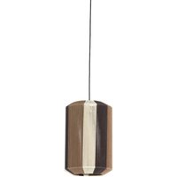 Hängeleuchte - Kozana - braun - textil - E27 - - Light&living von LIGHT & LIVING