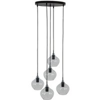 Hängeleuchte - Rakel - schwarz - glas - - Light&living von LIGHT & LIVING