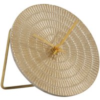 Light & Living Kleine Uhr BOJANO Lichtgold – Ø15,5 cm von LIGHT & LIVING