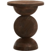 Light & Living MIRTO Beistelltisch aus dunklem mattem Holz – von LIGHT & LIVING