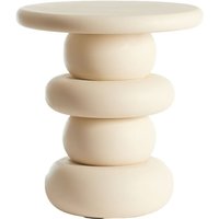 Light & Living Runder Tisch Azalas aus Holz in sanftem Creme – Light & Living Runder Tisch Azalas aus Holz in sanftem Creme – von LIGHT & LIVING