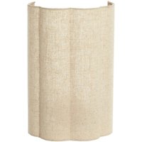 Light & Living - wandleuchte - Fringe - beige - textil - E27 - von LIGHT & LIVING