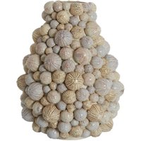 Light&living - Seeigel Vase in Keramik Creme-Sand – Ø40x49 cm von LIGHT & LIVING