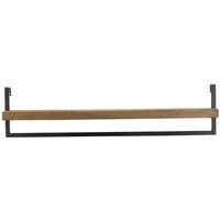 Light&living - Wandregal maddison aus Metall Holz Dunkelbraun – von LIGHT & LIVING