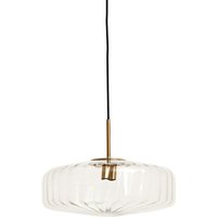Hängeleuchte - Pleat - gold transparent - glas - - Light&living von LIGHT & LIVING