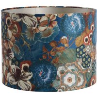 Light&living - lampenschirm - Bloom - blau - textil - ø 40cm - von LIGHT & LIVING