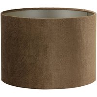Lampenschirm - Lubis - braun - textil - ø 40cm - - Light&living von LIGHT & LIVING