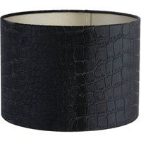 Lampenschirm - Praya - schwarz - textil - ø 40cm - Light&living von LIGHT & LIVING