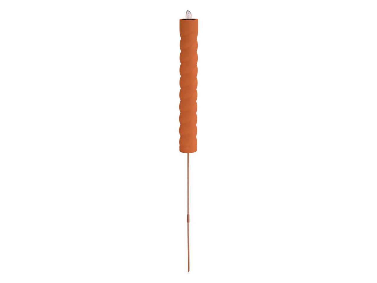 LIGHT&MORE LED Gartenleuchte Light & More LED Solarleuchte Erdspieß orange, Inkl. Leuchtmittel, Nicht dimmbar nicht Smart Home-fähig ohne Bewegungsmelder von LIGHT&MORE